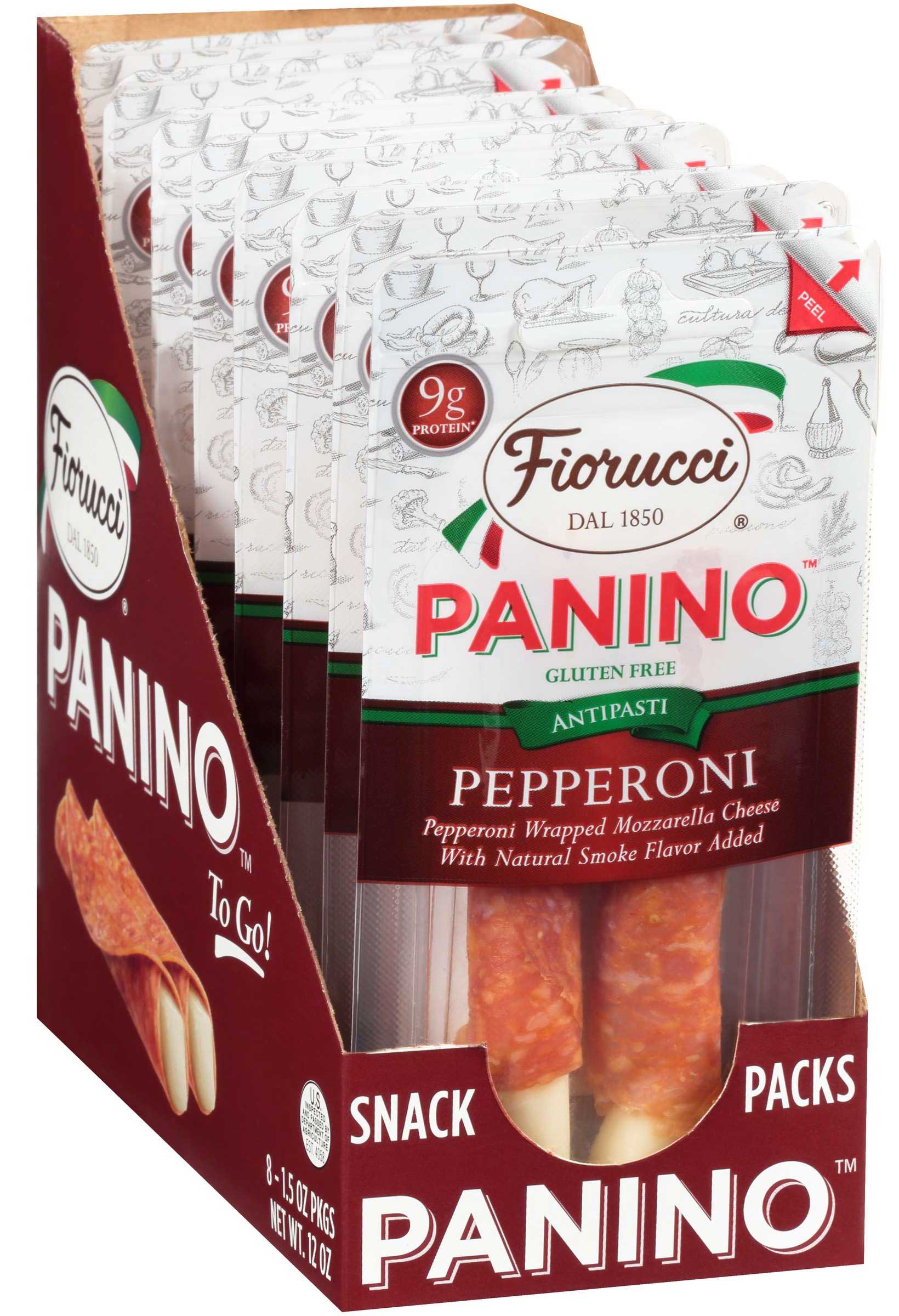Fiorucci Pepperoni And Mozzarella Panino, 1.5 Ounce -- 16 Per Case
