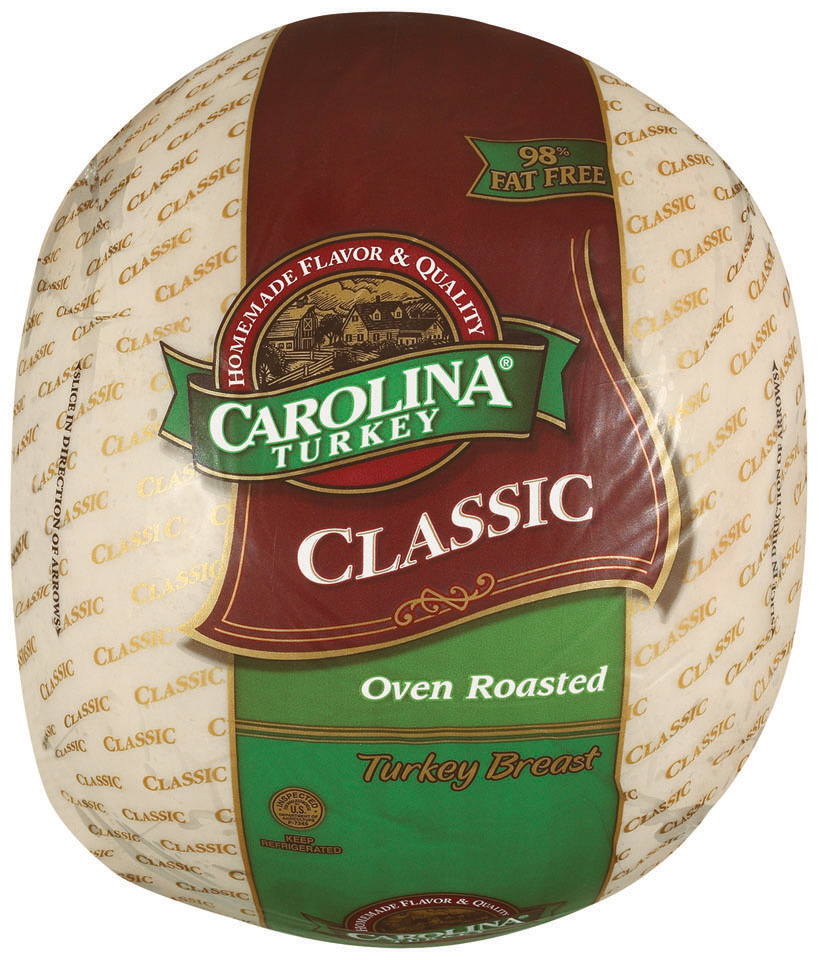Carolina Classic Oven Roasted Skinless Turkey Breast, 9 Pound -- 2 Per Case