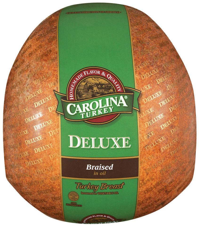 Carolina Deluxe Browned In Oil Skinless Turkey Breast, 9.5 Pound -- 2 Per Case
