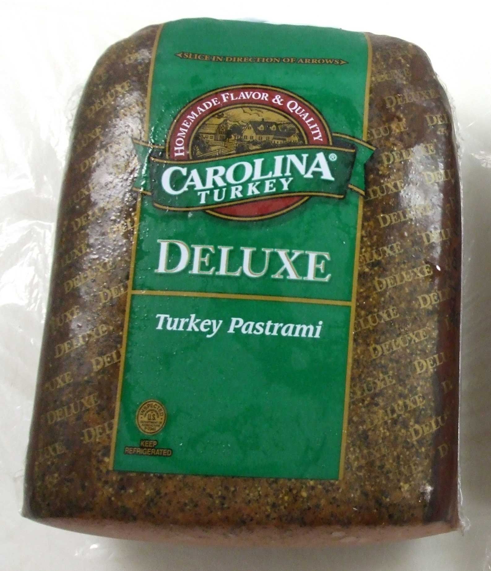 Carolina Turkey Deli Pastrami, 3.75 Pound -- 4 Per Case