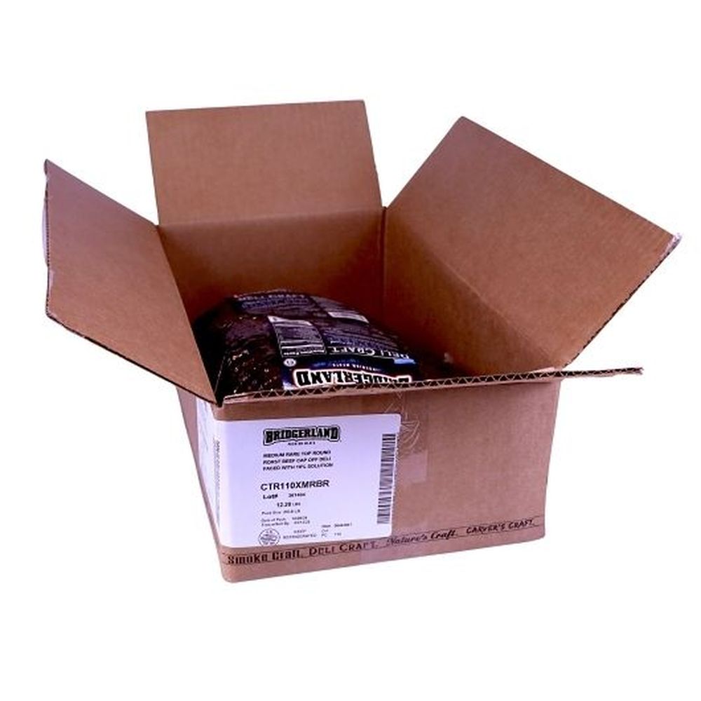 Bridgerland Open Oven Roasted Beef Top Round, 7 Pound -- 2 Per Case