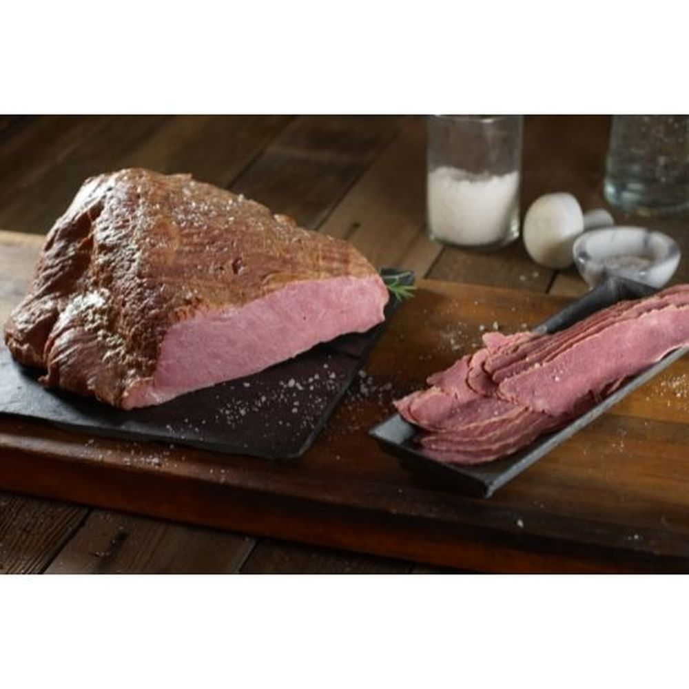 Double L Ranch Cooked Corned Beef Brisket, 26 Pound