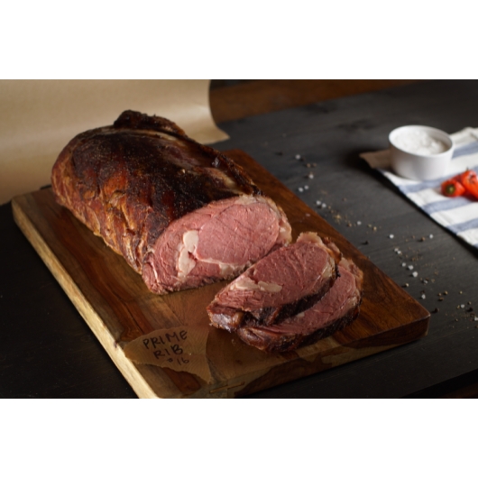 Double L Ranch Usda Select Slow Oven Roasted Prime Rib, 26 Pound