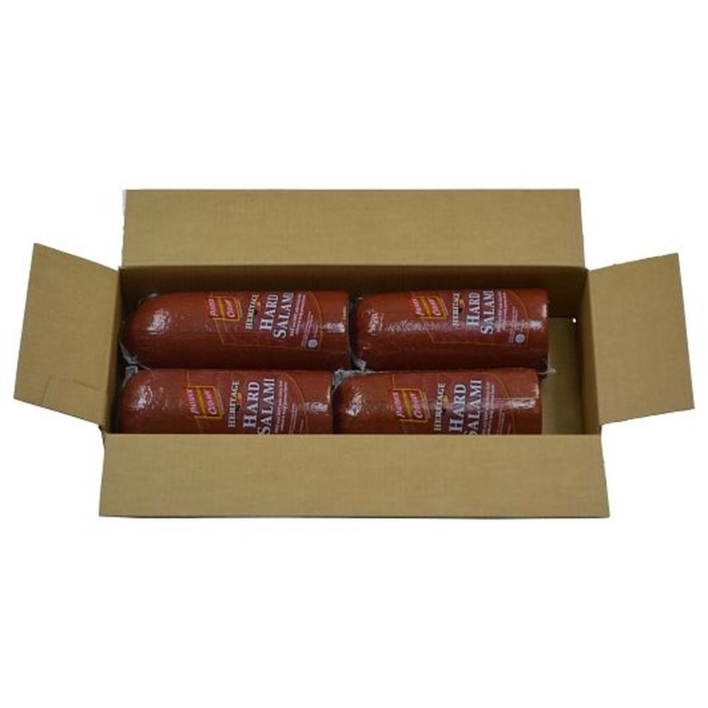 Heritage Patrick Cudahy Salchicha Seca Dura Salami, 3.45 Libras -- 4 Por Caja