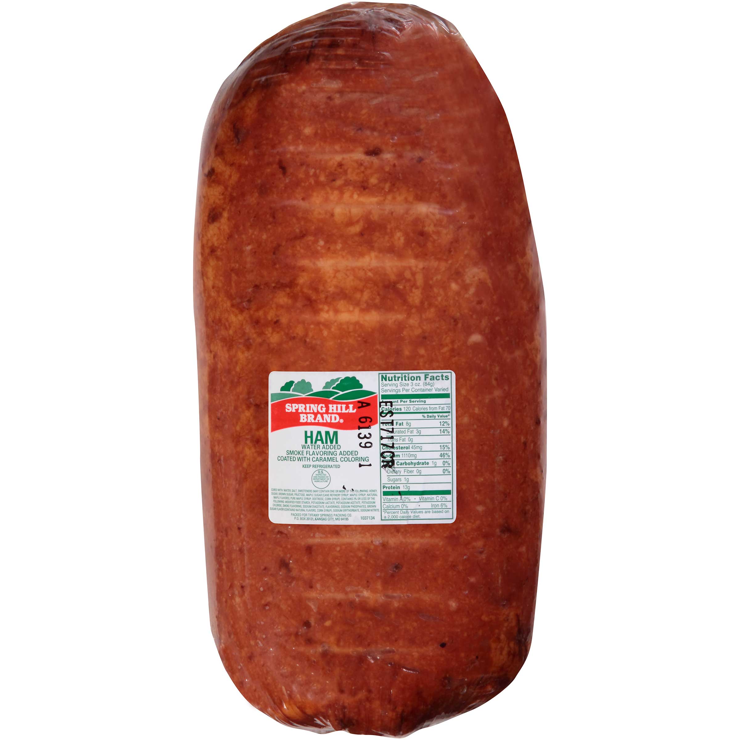 【ham】 Farmland Hill Smoked Spring Ham, 11 Pound -- 2 per case.