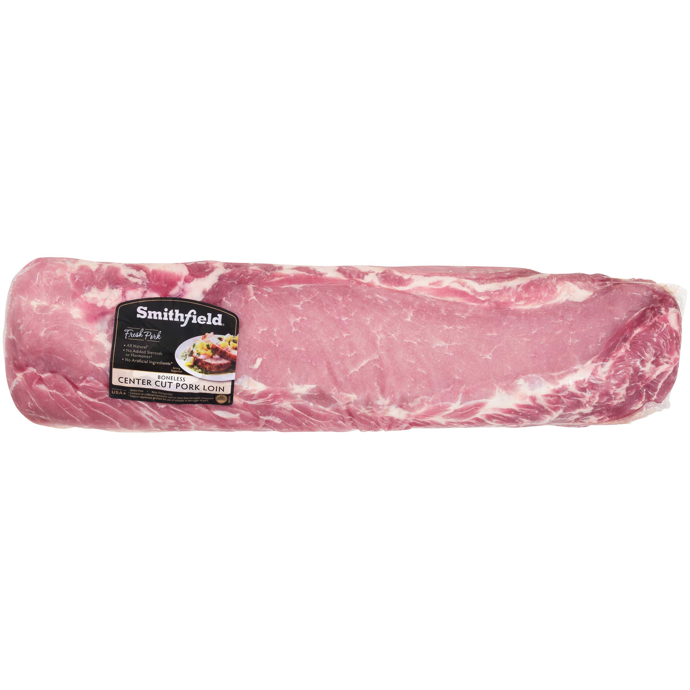 Smithfield Boneless Fresh Pork Loin, 58.1 Pound.