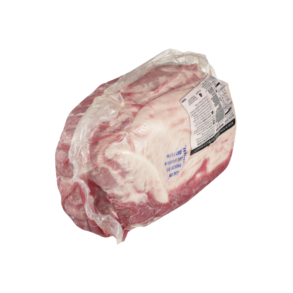 Farmland Boneless Bone In Neck Off Pork Butt Piece, 1/4 inch -- 8 per case.