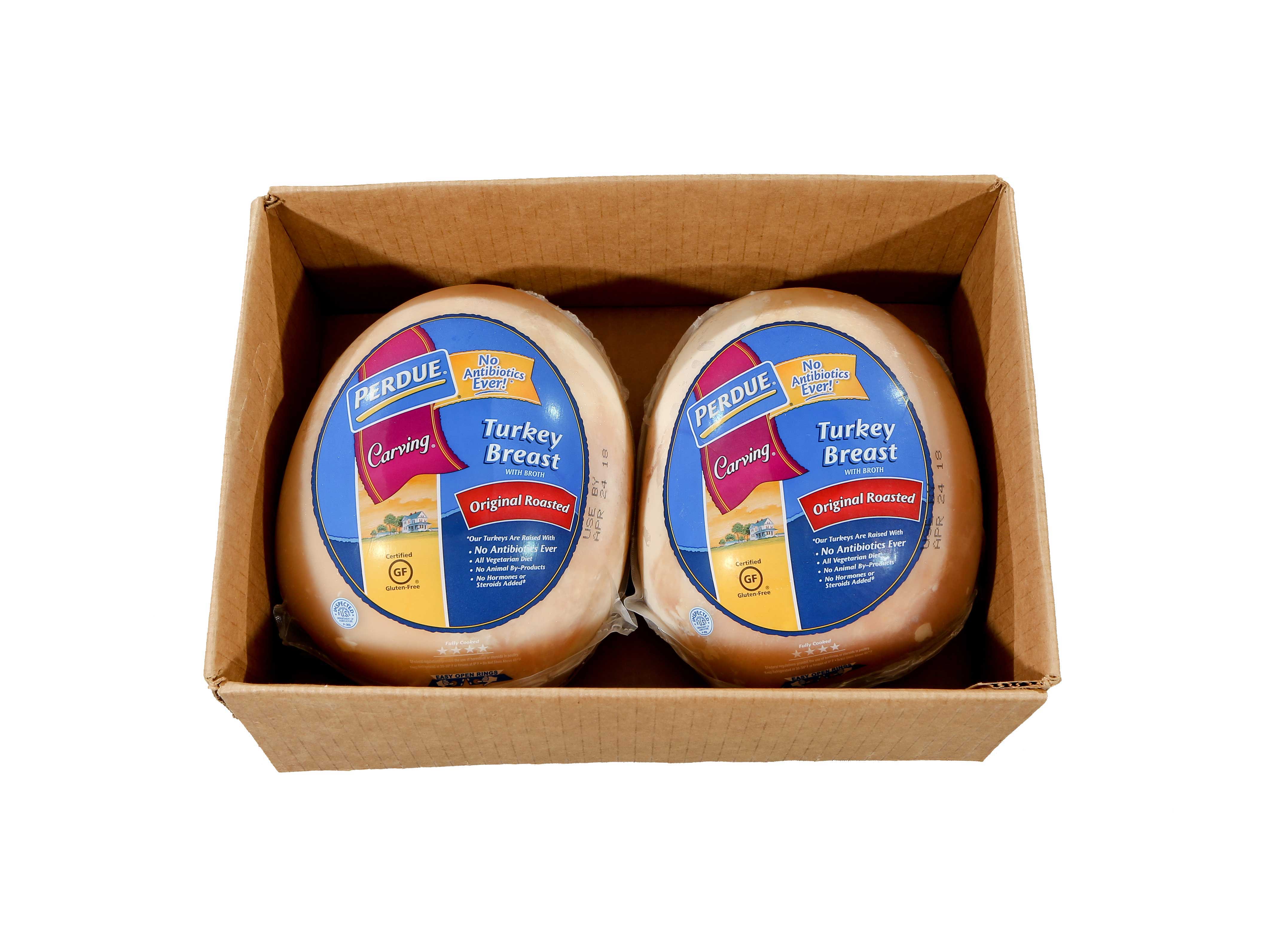 Perdue Farms Oven Roasted Skin On Turkey Breast, 8 Pound -- 2 per case.