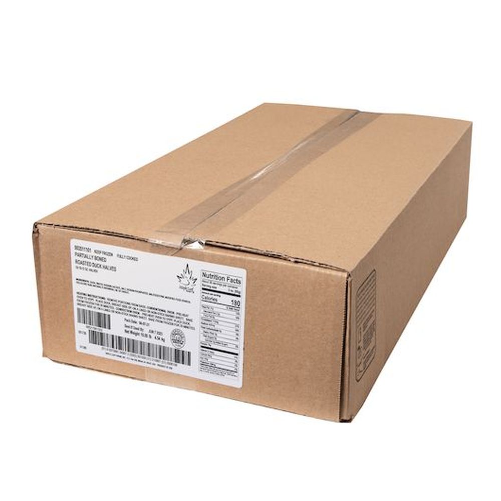 Maple Leaf Farms Partially Boned Roast Half Duck, 15 Ounce -- 12 Per Case