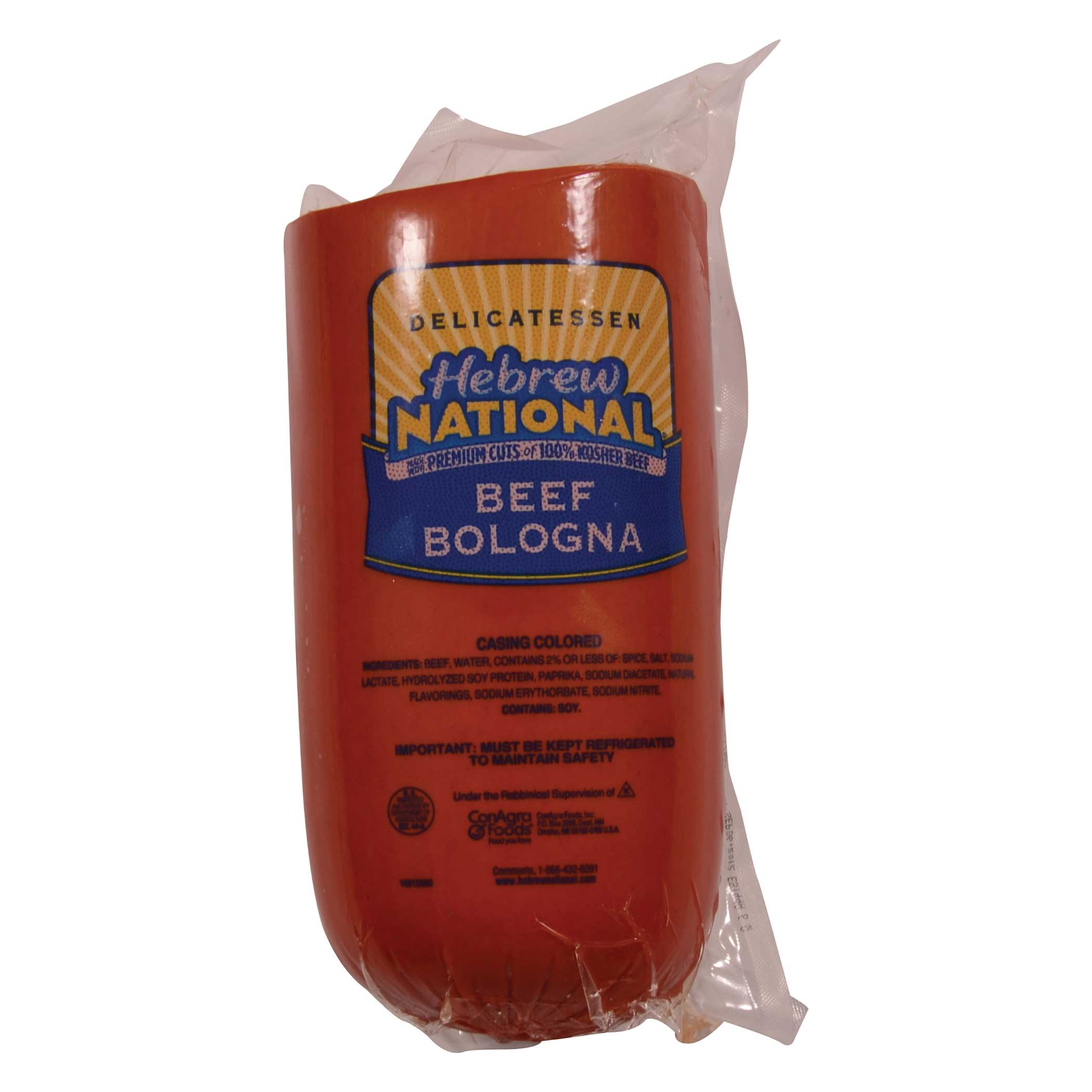 Hebrew National Thick Halve Bologna, 60.8 Ounce -- 4 Per Case