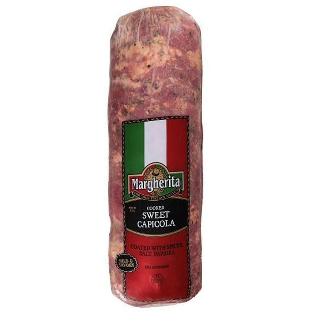 Margherita Cooked Sweet Capicola, 6.2 Pound 2 per case
