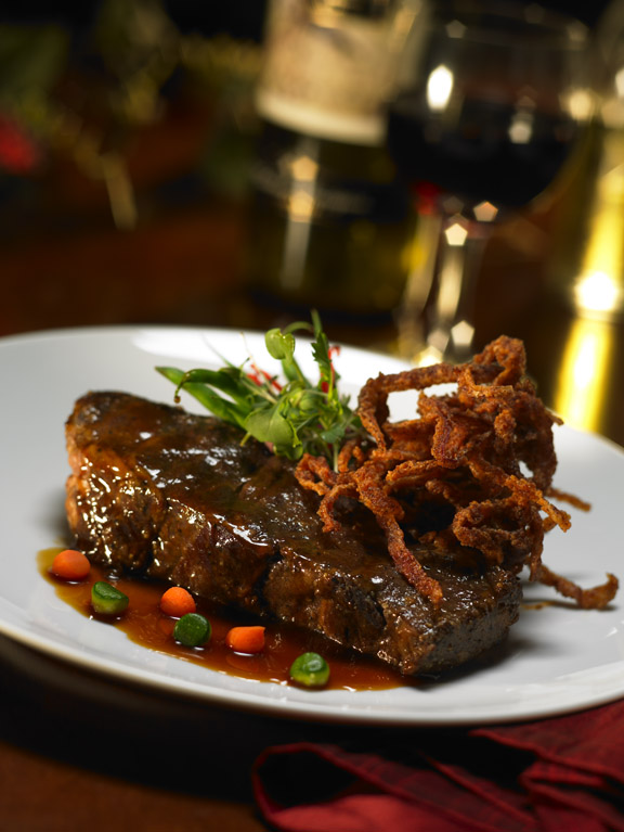 Bonewerks Culinarte Demi Glace Braised Boneless Beef Short Ribs -- 20 per case.