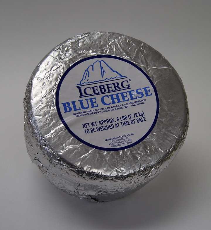Iceberg Blue Cheese, 6 Pound -- 2 Per Case