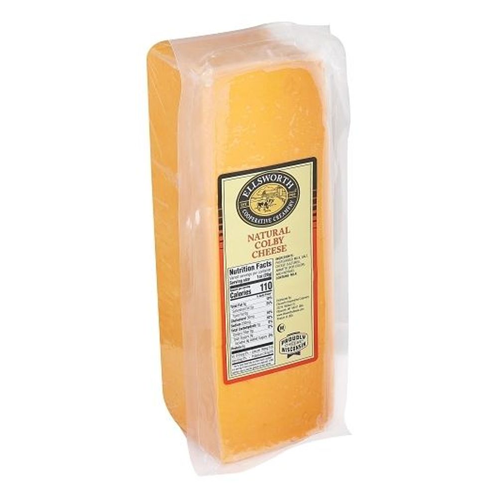 Ellsworth Natural Colby Cheese, 5 Pound 2 per case