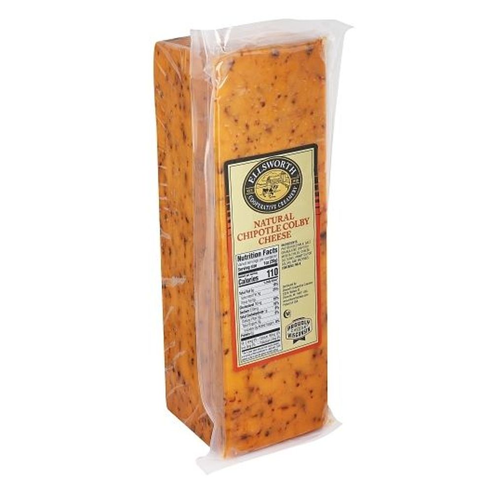 Ellsworth Natural Chipotle Colby Cheese, 5 Pound 2 per case