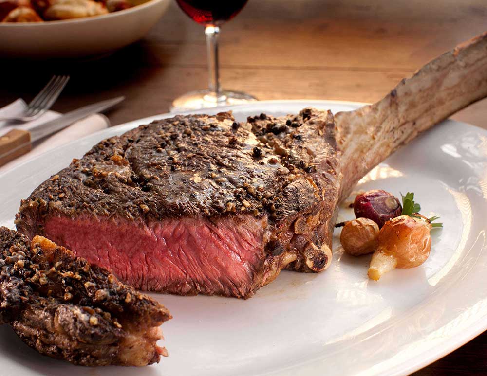 Broadleaf Bone In Frenched Grass Fed Angus Beef Ribeye, 30 Ounce -- 4 ...