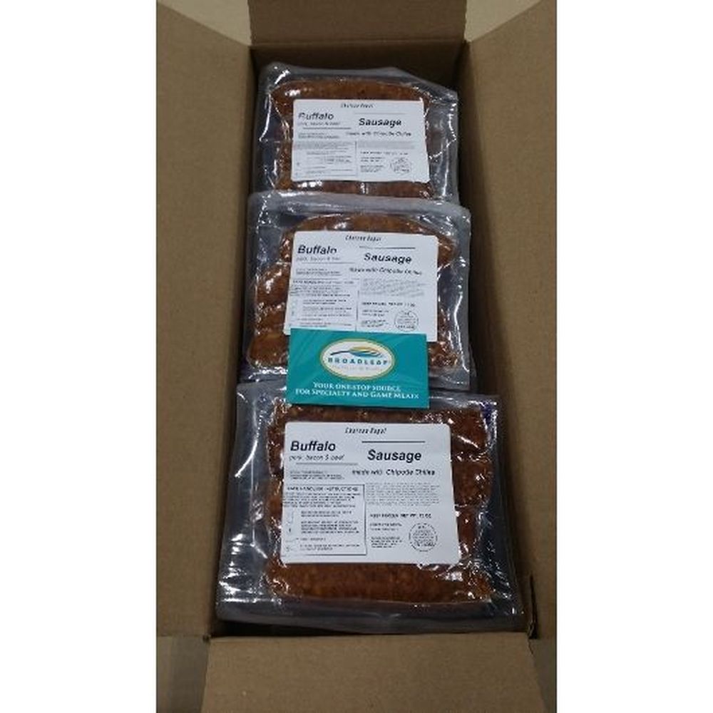 Chateau Royal Chipotle Chili Bison Sausage, 3 Ounce -- 48 Per Case