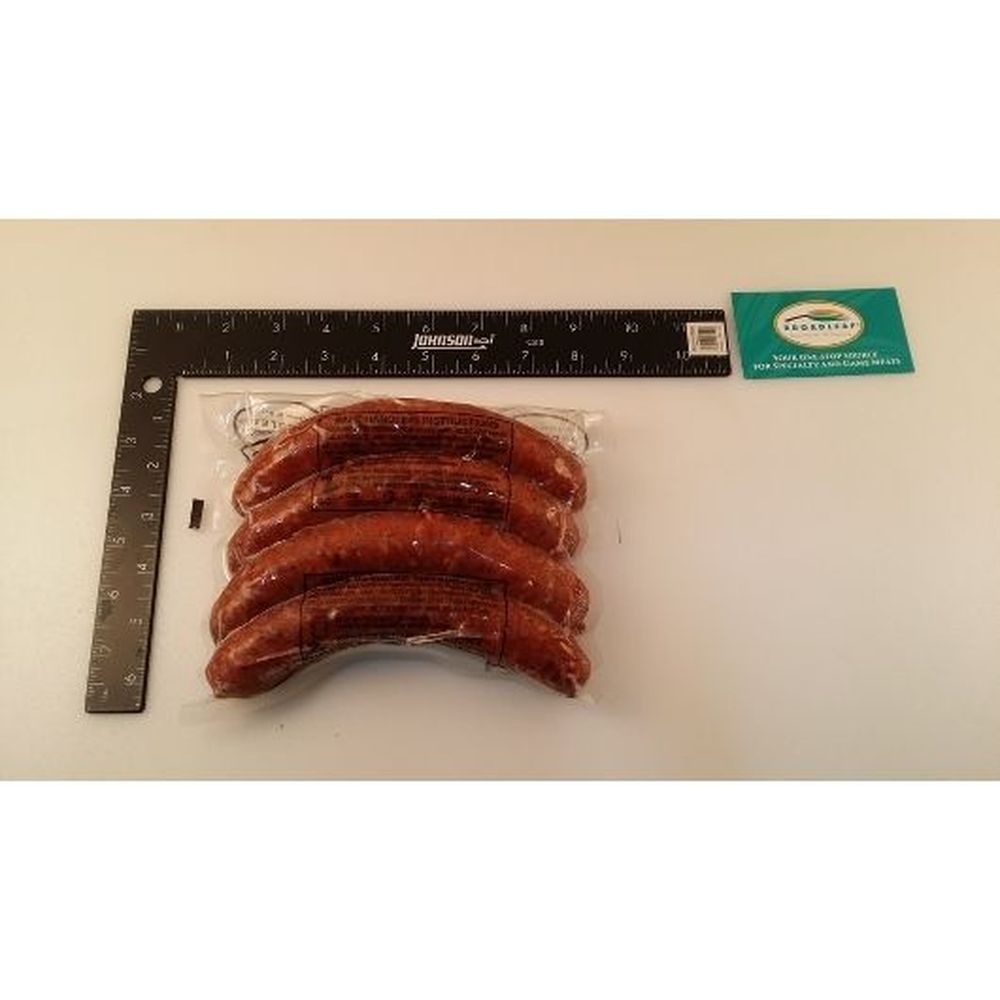 Broadleaf Smoked Alligator Andouille Sausage, Ounce -- 40 per case