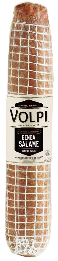 Volpi Genoa Salami, Bulk Vacuum Packing, 80 Ounce -- 5 Per Case