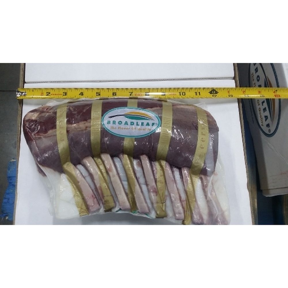 Broadleaf Elk Frenched 8 Rib Rack, 3 Pound -- 8 per case
