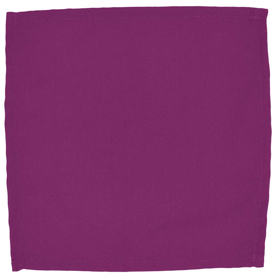 Intedge Hot Pink Poly/Cotton Dinner Napkin, 20 x 20 inch -- 12 per case