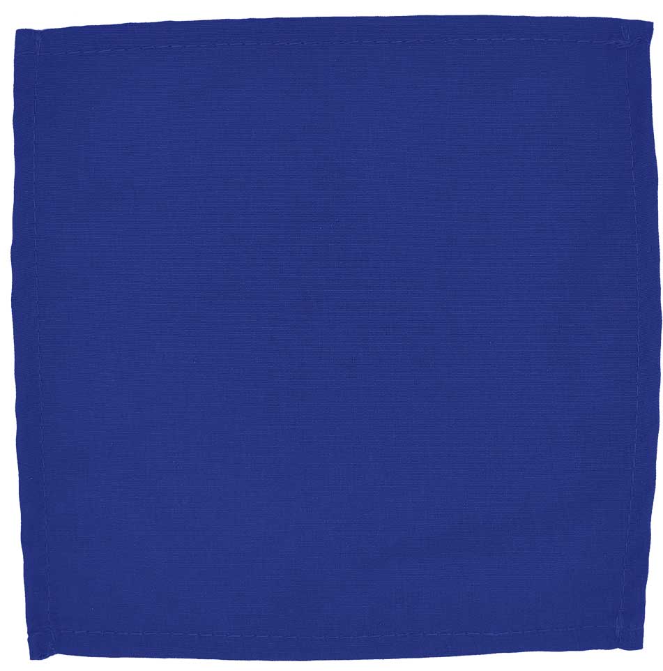 Intedge Blue Poly/Cotton Dinner Napkin, 22 x 22 inch -- 12 per case