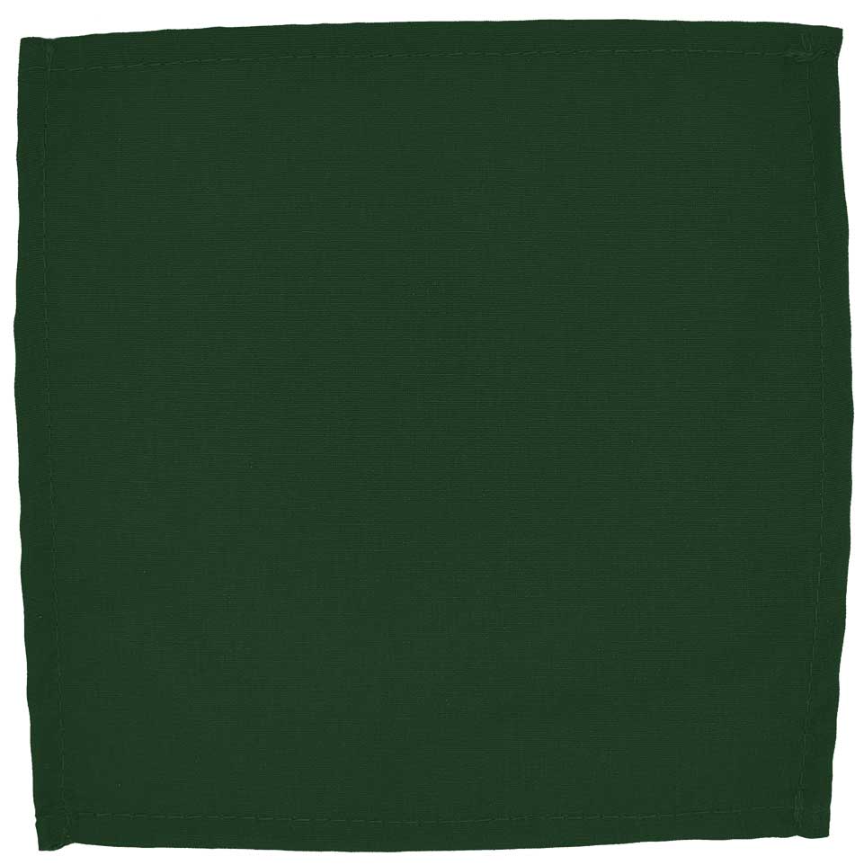 Intedge Hunter Green Poly/Cotton Dinner Napkin, 18 x 18 inch -- 12 per case