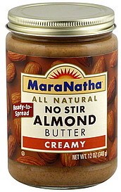 Maranatha Natural Foods Creamy Almond Butter, 12 Ounce -- 6 Per Case