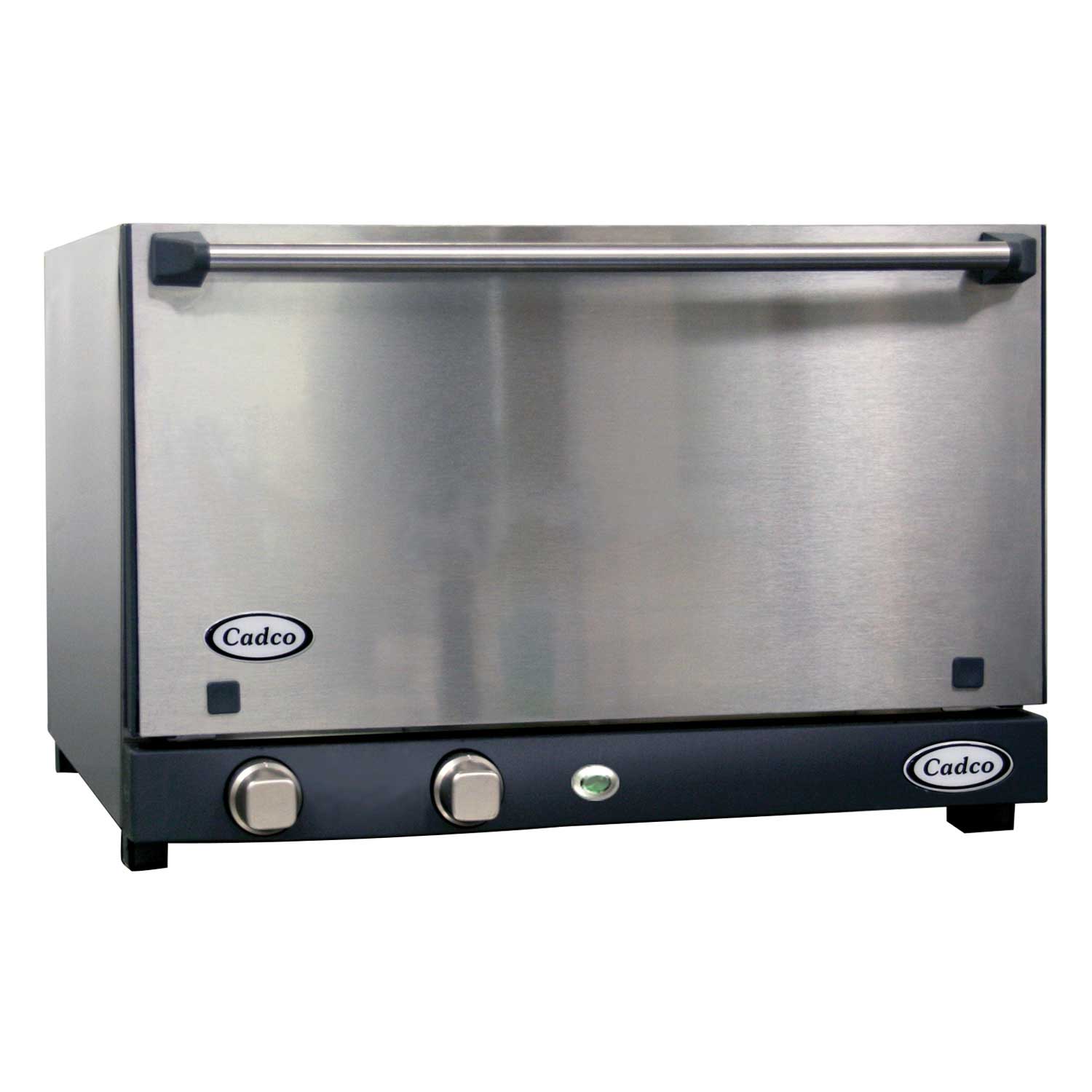 Cadco Medium Duty Stainless 120 Volt 3 Shelves Countertop Catering Convection Oven With Manual Control, 23 5/8 X 15 3/4 X 23 3/4 Inch