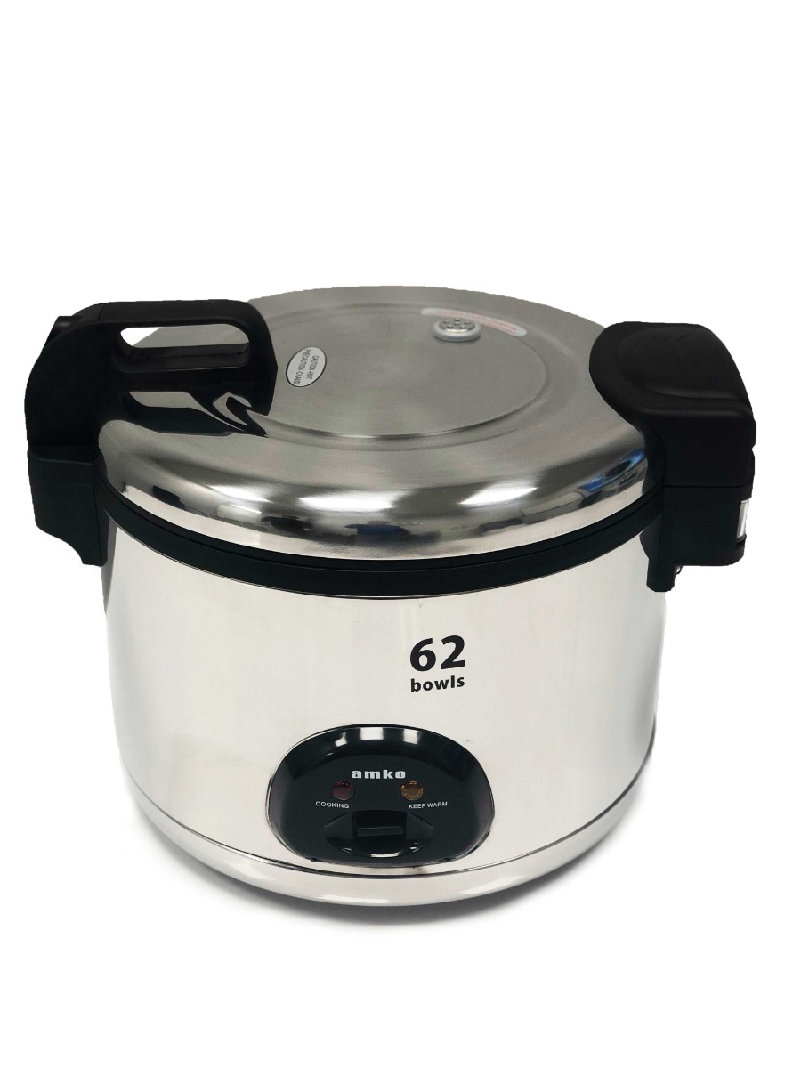 Amko 120 Volt Electric Rice Cooker Warmer 62 Bowls