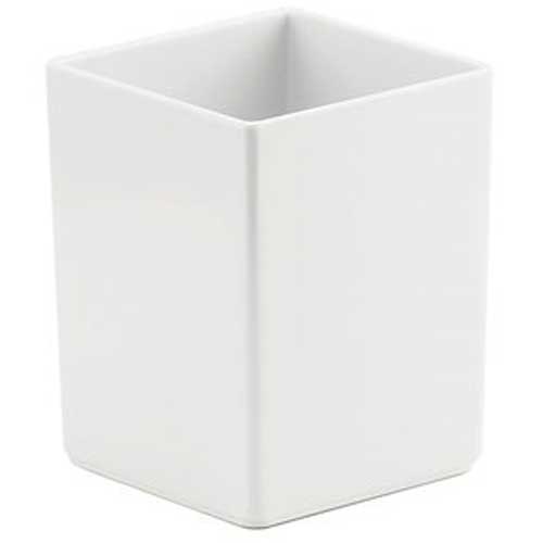Cal-mil White Melamine Box For Salad Bar, 5 X 5 X 6 Inch