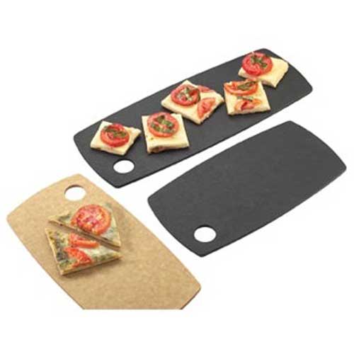 Cal-Mil Black Round Serving Display Board, 15.875 x 6 x .25 inch -- 3 per case
