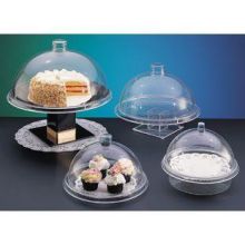 Cal-mil Clear Round Shallow Tray, 12 Inch Diameter -- 6 Per Case