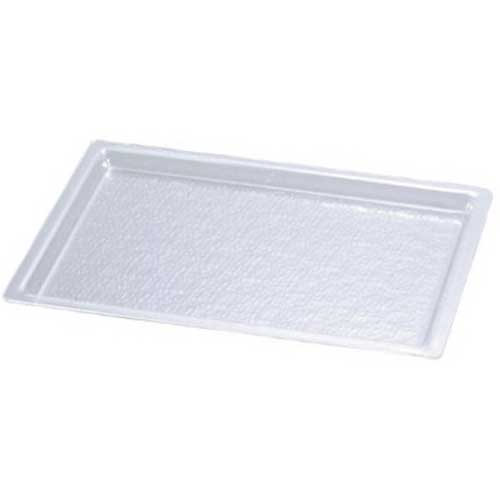 Cal-mil Clear Shallow Tray, 9 X 26 X 1 Inch