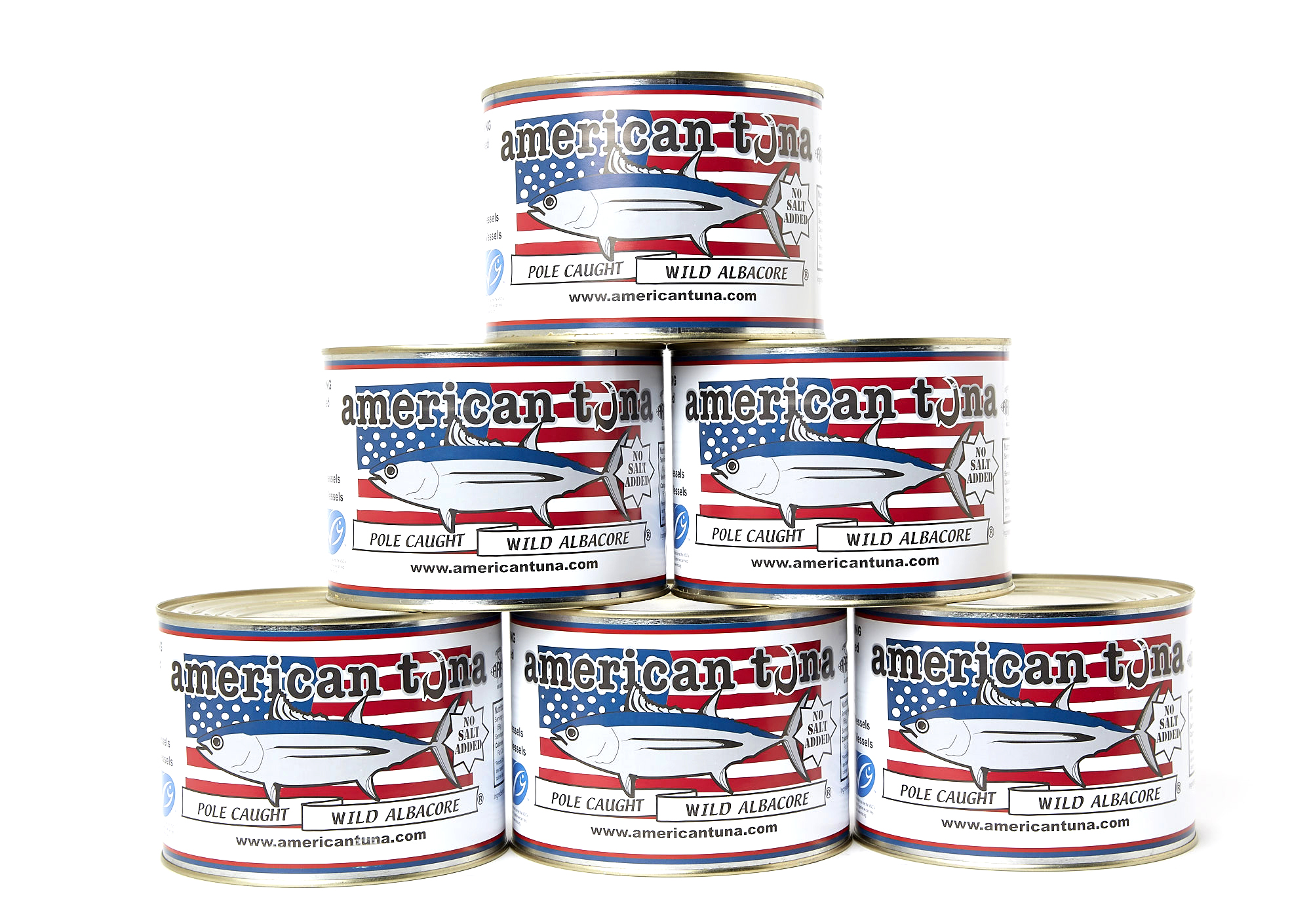 American Tuna Canned Albacore Tuna, 66.5 oz -- 6 per Case