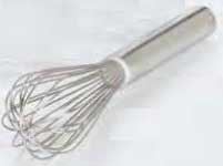 American Metalcraft Stainless Steel Flexible Wire Piano Whip With Sealed Handle, 10 Inch Length