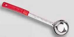 American Metalcraft Stainless Steel Solid 2 Ounce Bowl Spooner With Red Handle, 21/2 Inch Dia.