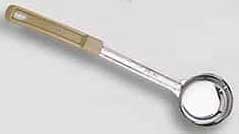 American Metalcraft Stainless Steel Solid 3 Ounce Bowl Spooner With Beige Handle, 3 Dia.