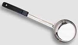 American Metalcraft Stainless Steel Solid 6 Ounce Bowl Spooner With Black Handle, 3 3/4 Inch Dia.