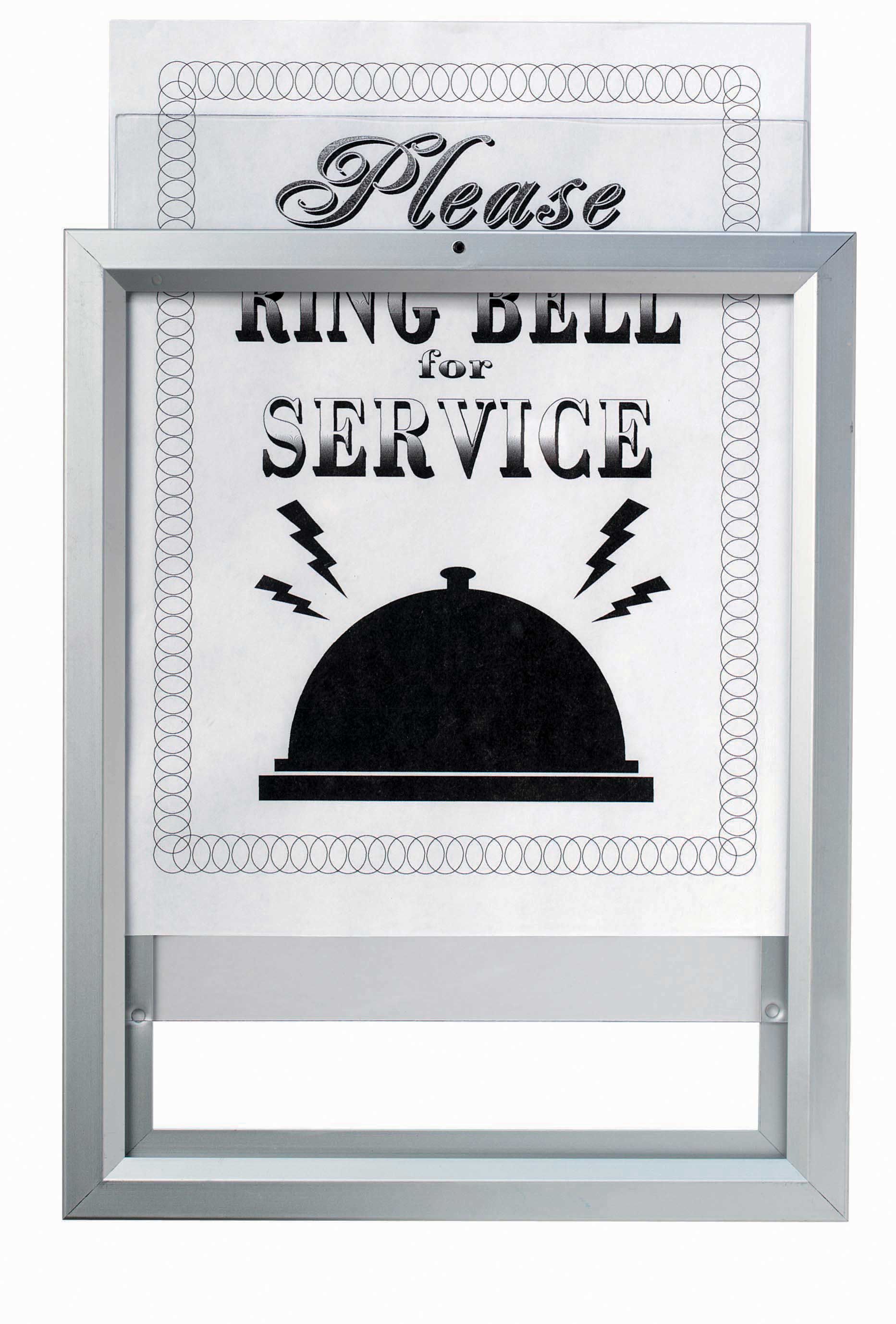 Aarco Aluminum Insta Frame Removable Sign and Poster System, 11 x 8 1/2 ...