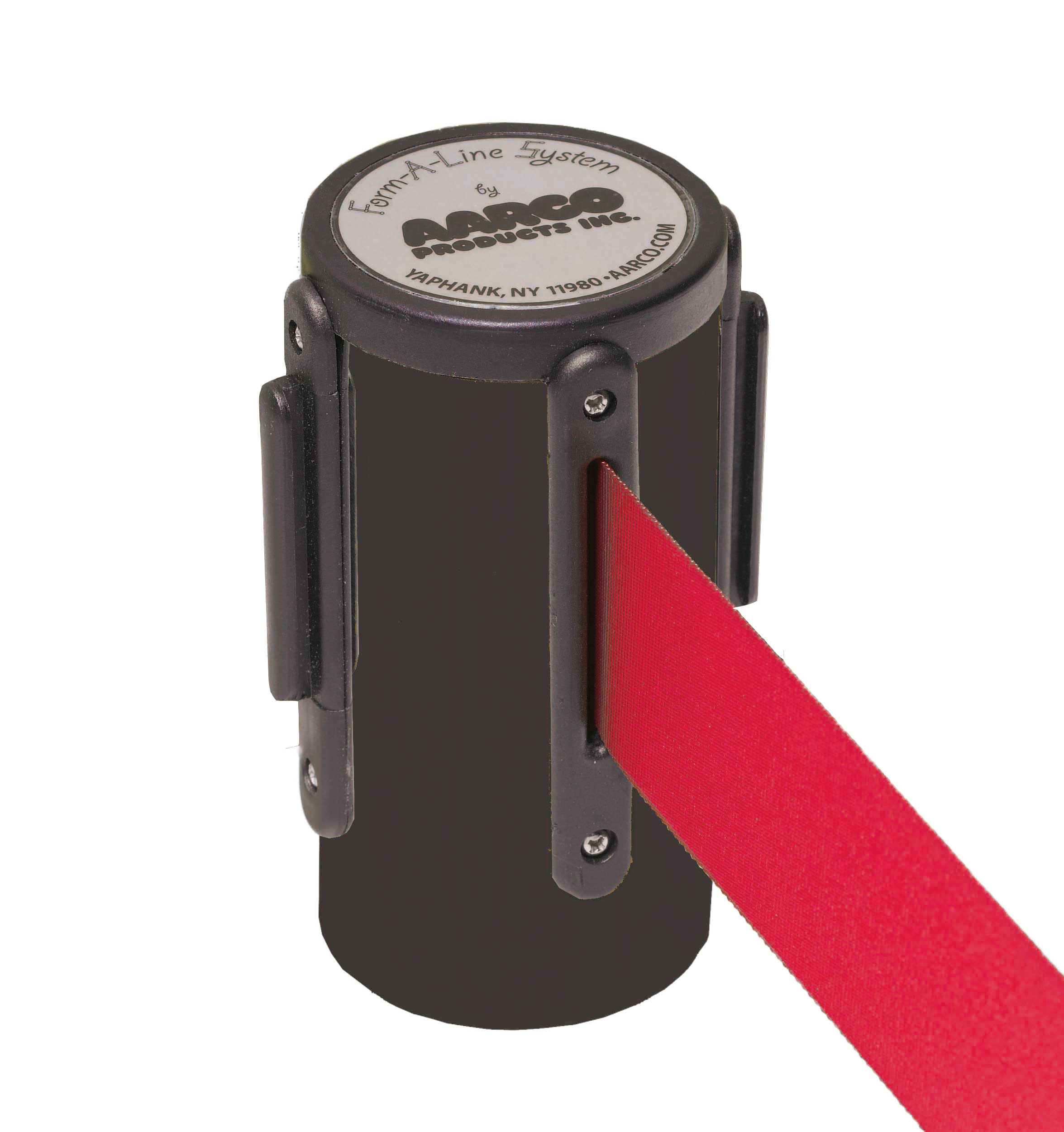 Aarco Form-A-Line (TM) Black Finish Wall Mounted Crowd Control System ...