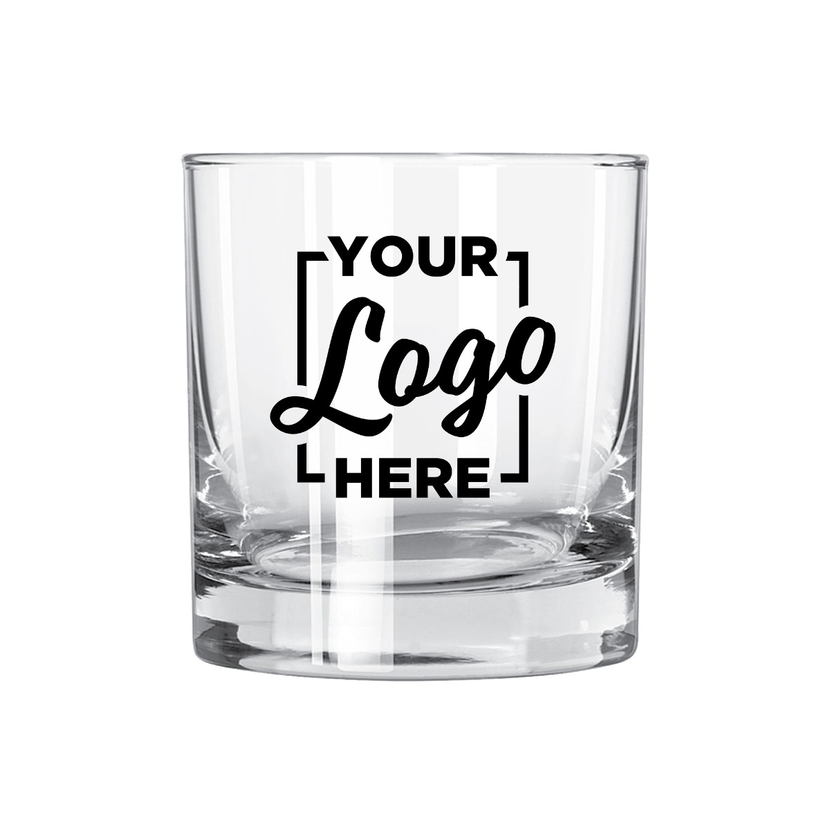 Bgd Promo Aristocrat Old Fashioned Rocks Glass, 10.5 Ounce Capacity With Custom Logo -- 144 Per Case
