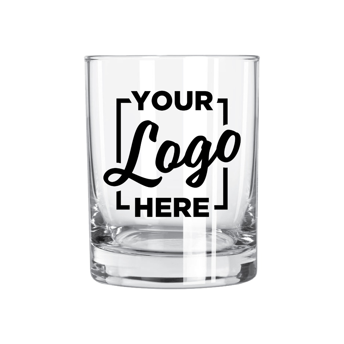 Bgd Promo Double Old Fashioned Rocks Glass, 13.5 Ounce Capacity With Custom Logo -- 144 Per Case