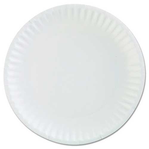 AJM Packaging Coated Gold Label Paper Plate Case FoodServiceDirect