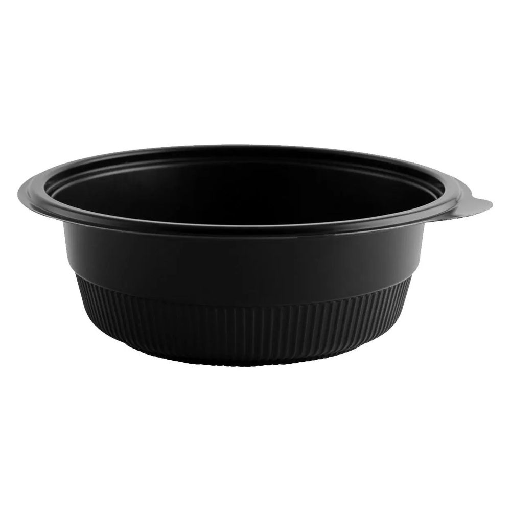 Incredi-bowl Microwavable Black Round Polypropylene Bowl, 32 Ounce -- 352 Per Case