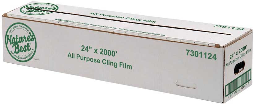 Nature's Best Polyvinyl Chloride All Purpose Cling Film, 2000 Feet X 24 X 6.25 Inch