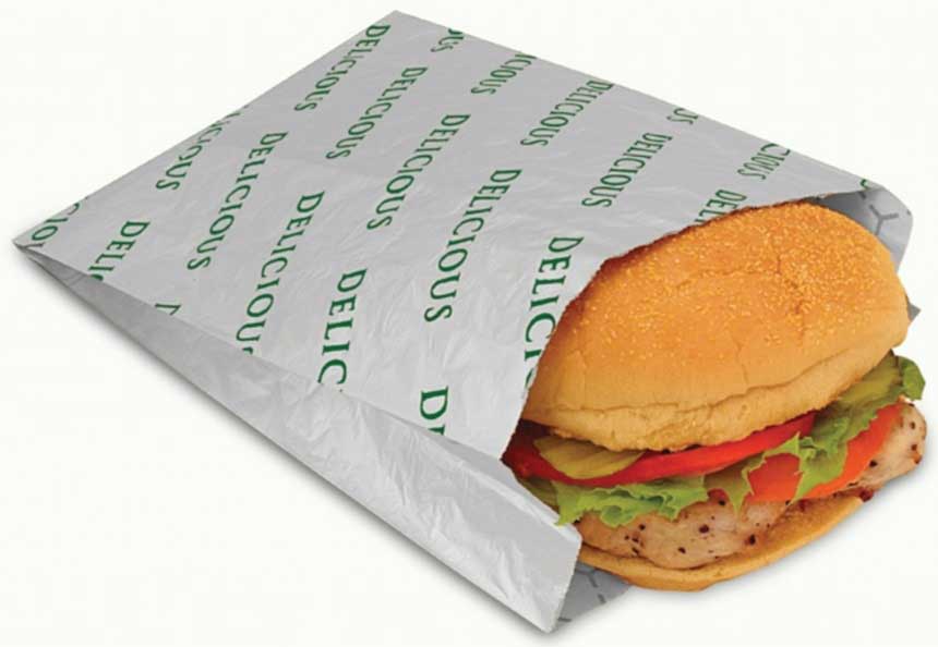 DELICIOUS SANDWICH BAG HONEYCOMB LAM FOIL 6X2X8 GREEN