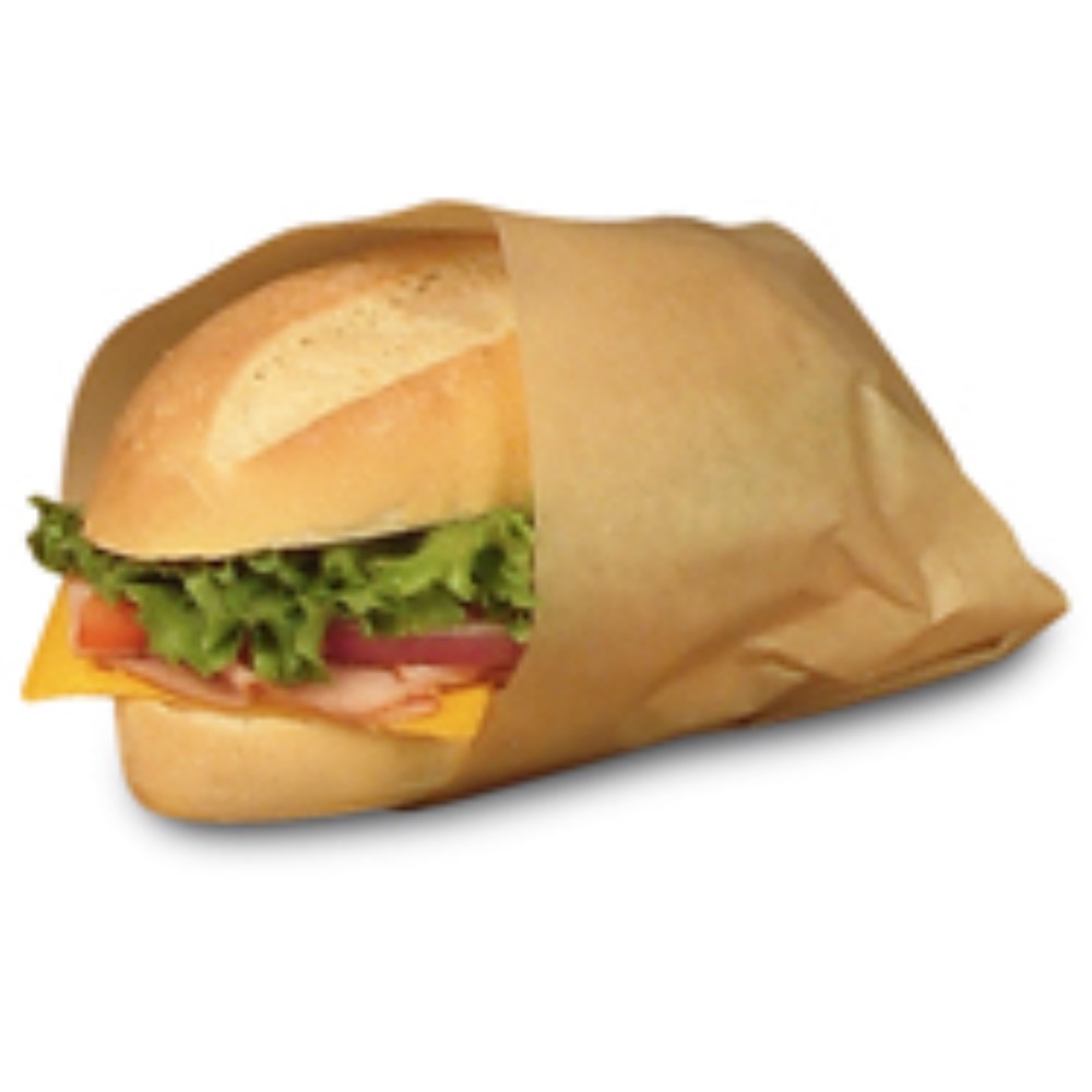 Ecocraft Natural Paper Grease Resistant Sandwich Wrap, 15 X 16 Inch -- 1000 Per Case