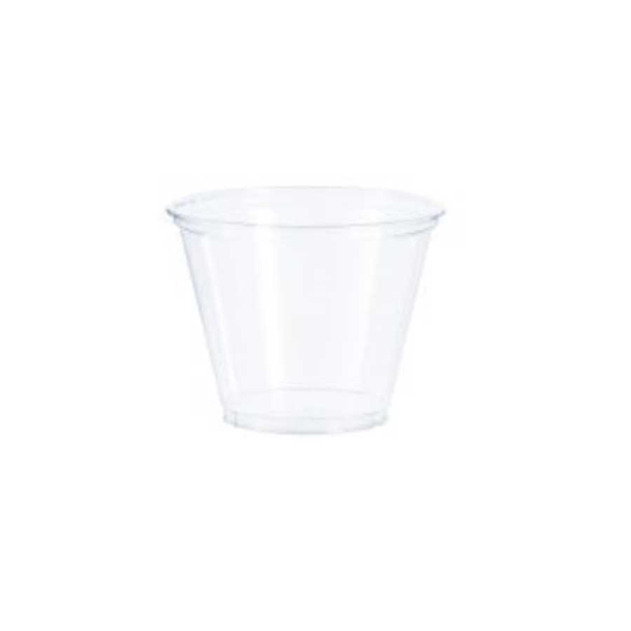 Solo Ultraclear Polyethylene Terephthalate Squat Clear Cold Cup, 9 Ounce -- 1000 Per Case