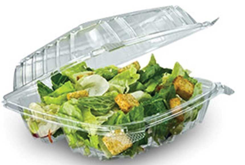 Clearseal Oriented Polystyrene Clear Hinged Lid 1-compartment Container, 6 X 5.75 X 3 Inch -- 500 Per Case